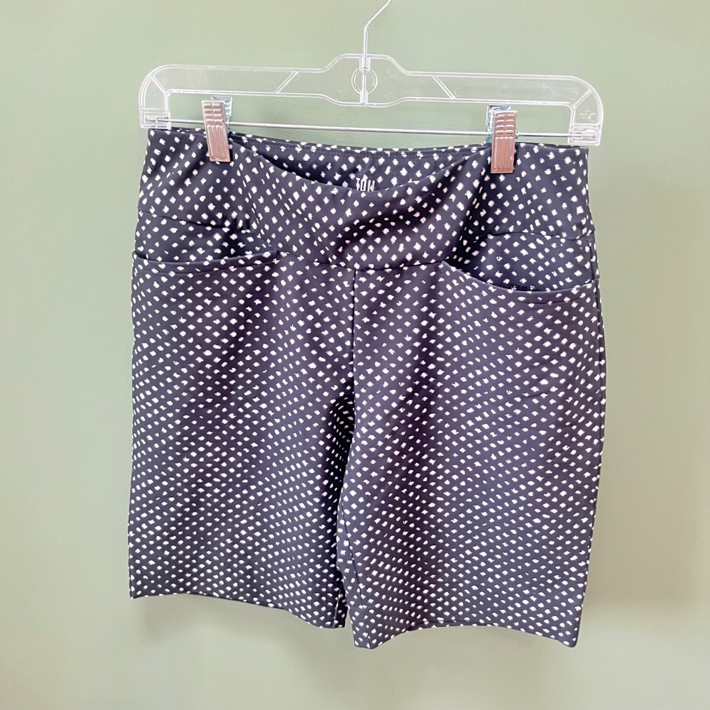 Tail White Label Womens Black White Dot Golf Shorts Size 6 GL4441-D162 Pull On